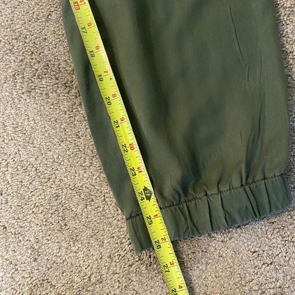 Boutique size 1XL plus size army green lightweight jogger pants JCPenney - Picture 7 of 8